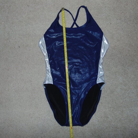 SS Blue and Silver Swimsuit 32 - Picture 6 of 7
